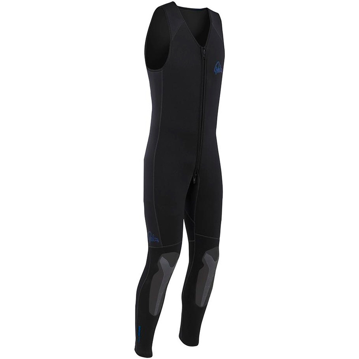 2025 Palm Inferno 5mm Double Lined Neoprene Voorkant Ritssluiting Long John Wetsuit BLACK 10479P