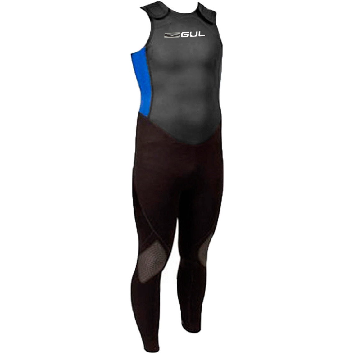 Gul Response Long John Junior Wetsuit Zwart / Blauw / Wit Logo Re4312