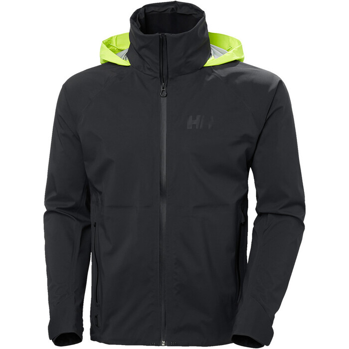 2025 Helly Hansen Mens HP Foil Shell Sailing Jacket 34472 Ebony