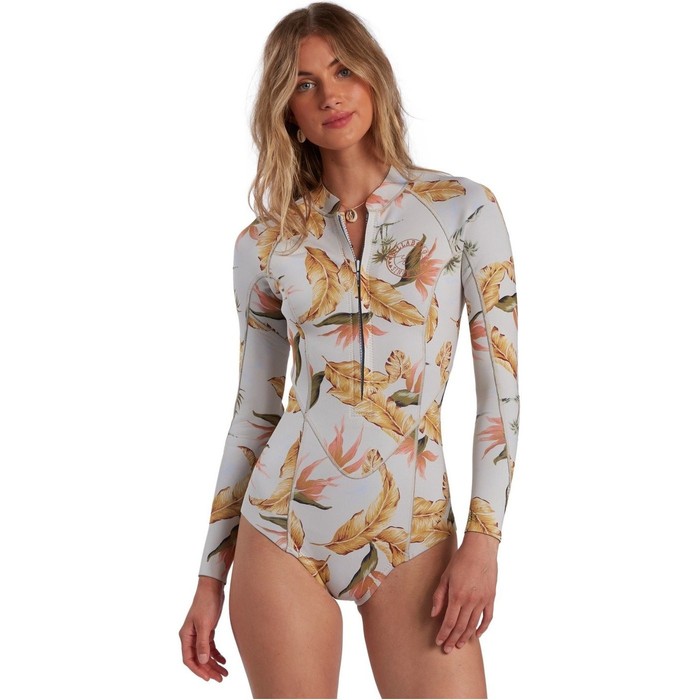 2021 Billabong Womens Salty Dayz 2mm Long Sleeve Spring Shorty