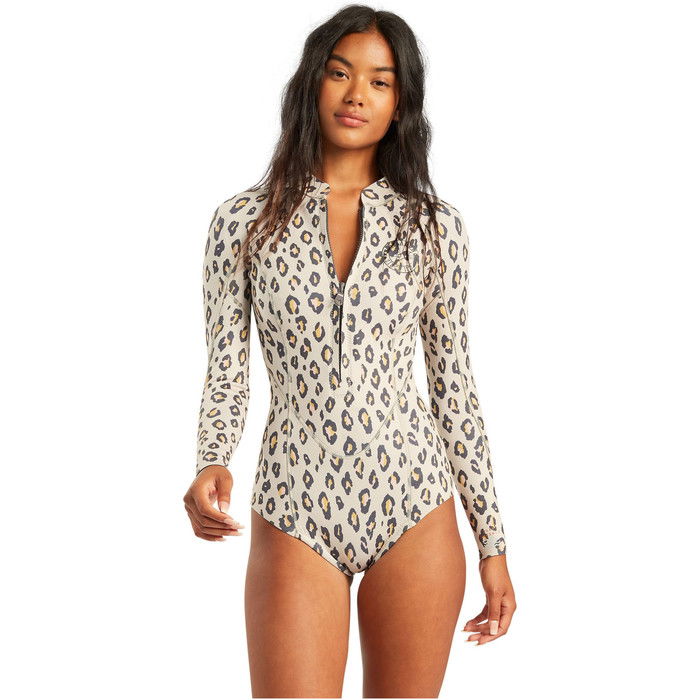 2021 Billabong Womens Salty Dayz 2mm Long Sleeve Shorty Wetsuit
