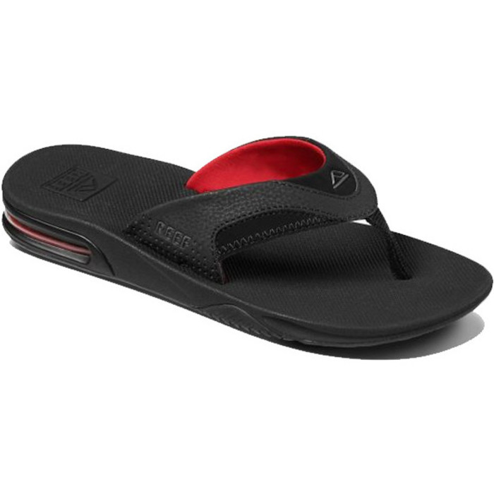 Reef Fanning Bottle Opener Flip Flops BLACK / Red R02026 - Accessories -  Footwear | Watersports Outlet