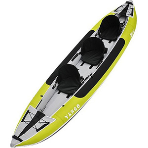 2025 Z-Pro Tango 3 Man Inflatable Kayak Paddle & Pump Package ...