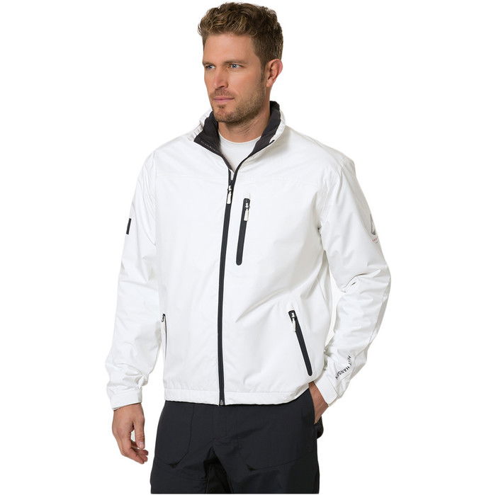 2023 Helly Hansen Mens Crew Midlayer Jacket 30253 Bright White