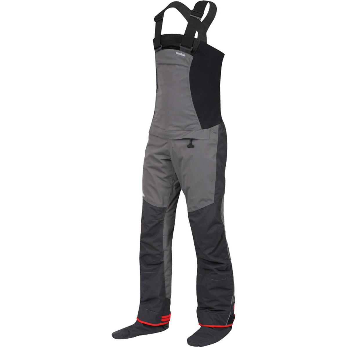 2026 Nookie Pro Bib Enkele Taille Dry Broek TR11 - Grijs / Zwart