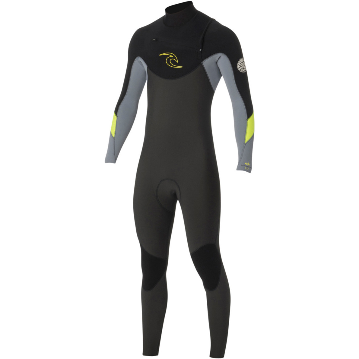 Rip Curl Dawn Patrol 3/2 mm GBS CHEST ZIP Wetsuit in GRIJS WSM4AM