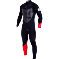 Flashbomb PLUS 5/3mm GBS Chest Zip Steamer Wetsuit Black/Red WSM4IF