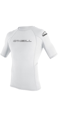 2026 Oneill Basis Skins Korte Mouw Crew Lycra Vest 3341 - Wit
