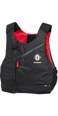 2025 Crewsaver Pro 50N Chest Zip Buoyancy Aid Black / Red 2630