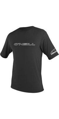 2026 ONeill Heren Basic Skins Zonnehemd Met Korte Mouwen 3402 - Black