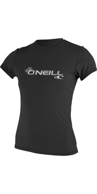 2026 Oneill Dames Basis Skins T-shirt Met Korte Mouwen 3547 - Zwart