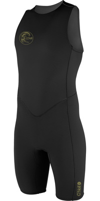 2026 ONeill Heren ORiginal 2mm Rug Ritssluiting Short John Wetsuit 4529 - Black