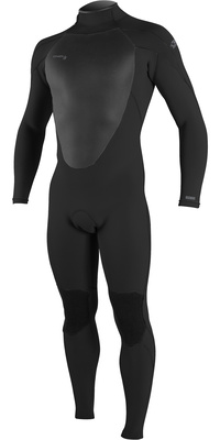 2026 ONeill Heren Epic 5/4mm Rug Ritssluiting Wetsuit 4217B - Black