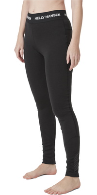 2025 Helly Hansen Womens Lifa Merino Midweight Baselayer Trouser 49380 - Black