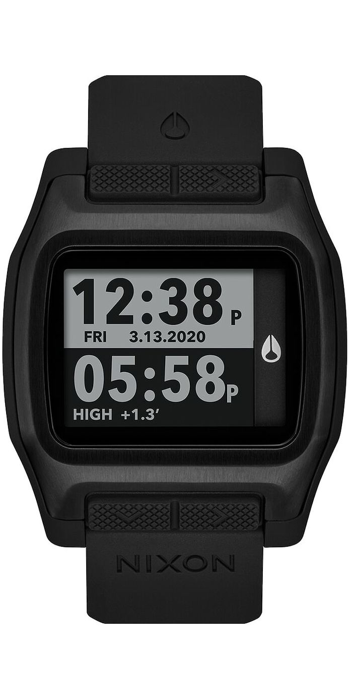 2024 Nixon High Tide Surf Watch 001-00 All Black Accessories