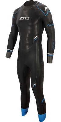 2026 Zone3 Mens Advance Swim Wetsuit WS21MADV - Black / Blue