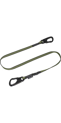 2026 Crewsaver Crewline Pro Safety Line Double Hook Non-Elasticated 3050-SL2 - Black