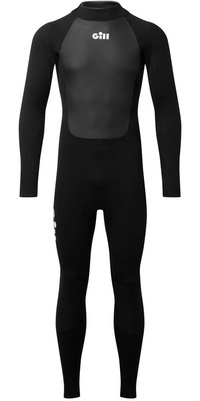 2025 Gill Heren Pursuit 4/3mm Rug Ritssluiting Wetsuit 5029 - Black