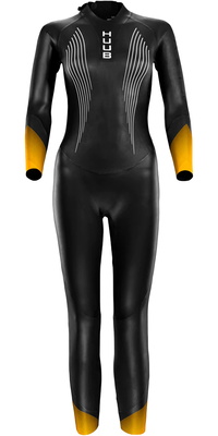 2026 Huub Dames Alta Thermal Wetsuit ALTTHER33W - Black / Orange