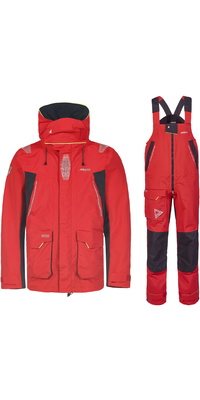 2026 Musto Heren BR2 Offshore Jas & Salopette Zeilpak - True Red
