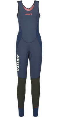 2026 Musto Dames Flexlite Alumin 3.0 Long John Wetsuit 82077 - Mignight Marl