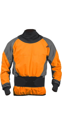 2026 Nookie Rush White Water Jacket JA20 - Orange / Charcoal Grey