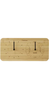 2026 Northcore Wall Mounted Bamboo Time & Tide Clock Landscape NOCO088E