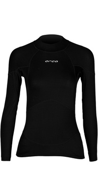 2026 Orca Womens Neoprene Long Sleeve Base Layer T-Shirt MAZ4TT01 - Black
