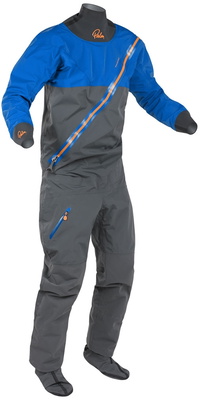 2026 Palm Rogen Drysuit Heren 13188 - Kobalt / Jet Grey