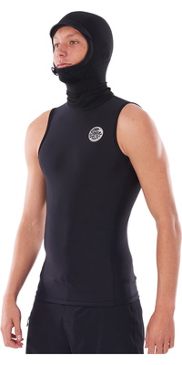 2026 Rip Curl Flashbomb Polypro Hooded Vest WVEYDM - Black