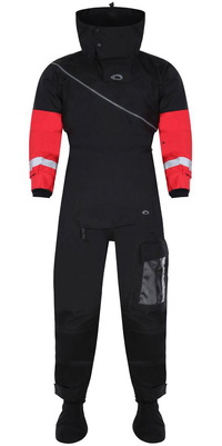 2026 Typhoon Mens Max-B 2.0 Drysuit 100199 - Black / Red