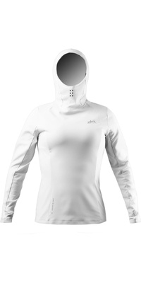 Zhik Dames ZhikMotion Lange Mouw UPF50+ Top Met Capuchon ATP-0100-W-PLT - Platinum
