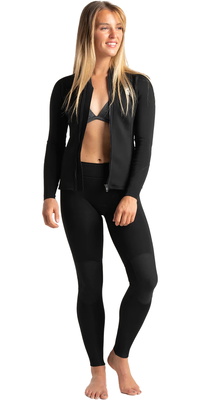 2025 C-skins Vrouwen Solace 1.5mm Wetsuit Broek C-so15le - Zwart / Wit