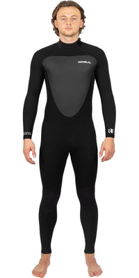 2026 Gul Heren Response 5/3mm Gbs Rug Ritssluiting Wetsuit RE1213-C1 - Black