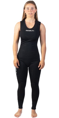 2026 Gul Dames Code Zero 1mm Long Jane Wetsuit CZ4310/C2 - Black