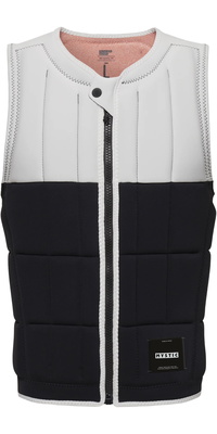 2025 Mystic Heren Renegade Front Zip Wake Impact Vest 35005.230228 - Zwart / Wit
