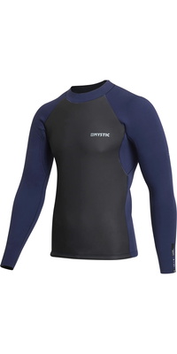 2026 Mystic Mannen Star 2mm Surf Top Met Lange Mouwen 35001.230171 - Navy