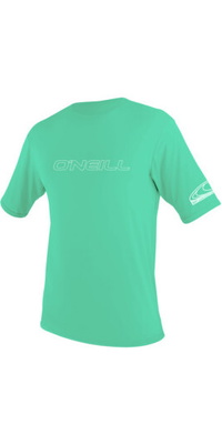 2026 Oneill Jeugd Basis Skins T-shirt Met Korte Mouwen 3422 - Licht Aqua