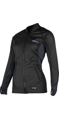 Prolimit Dames Loosefit SUP Top Met PU-coating 400.14710.040 - Black / Lavendel