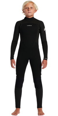 2026 Quiksilver Junior Prologue 4/3mm Rug Ritssluiting Wetsuit EQBW103119 - Black