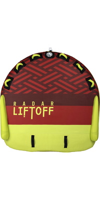 Radar Liftoff Marshmallow Top 3 Persoons Towable Tube R22tu-li3 - Rood / Geel