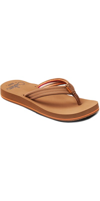 2026 Reef Dames Cushion Breeze Teenslippers CJ0184 - Tan / Smoothie