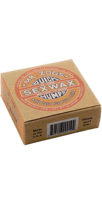 2026 Sex Wax Quick Humps Mid Cool To Warm Surf Wax Swwqh - Oranje