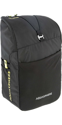 2025 Aquasphere 35L Transistion Rugzak BA2000171 - Black / Helder Geel