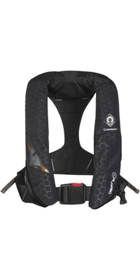 2026 Crewsaver Crewfit + 180 ISO Enkelvoudig Automatisch Zwemvest 9730BKAP - Black