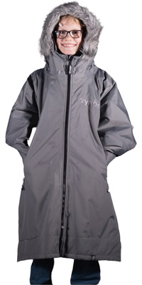 2025 Dryrobe Junior Advance Omkleedjas Met Lange Mouwen V3 V3KSLSDA - Alpine Grafiet