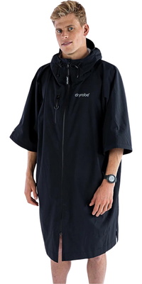 2026 Dryrobe Lite Korte Mouw Verandering Robe AS SS DL BG - Black Grey
