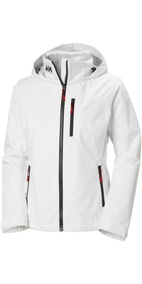 2026 Helly Hansen Dames Crew Hooded Midlayer Zeiljas 2.0 34447 - White