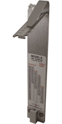 2026 Loos & Co Stalen Kabelspanningsmeter 90 Model B SF0310137 - Silver