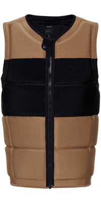2025 Mystic Peacock Wake Impact Vest Front Zip 35005.240227 - Slate Brown